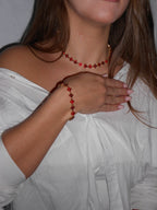 Bracelet "Red Glam"